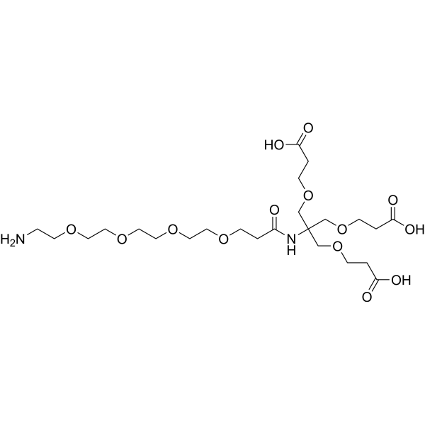 Amine-PEG4-amido-tri-(carboxyethoxymethyl)-methane 2840751-73-5